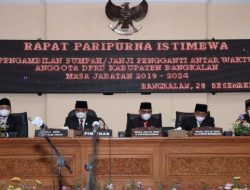 PAW Anggota DPRD Kabupaten Bangkalan Resmi di Lantik