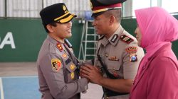 Pesan Kapolres Sumenep Saat Pimpin Upacara Sertijiab Wakapolres dan Sejumlah Kapolsek