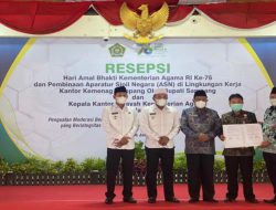 Resepsi HAB Kemenag ke 70, Kemenag Sampang Warnai dengan Pembinaan ASN