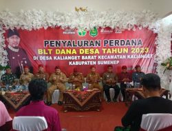 Bupati Sumenep Salurkan BLT DD Perdana di Tahun 2023