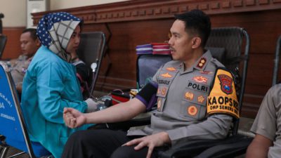 Polres Jombang Gelar Donor Darah untuk Tingkatkan Pasokan Darah