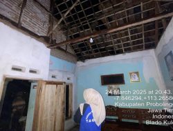 Puluhan Rumah di Probolinggo Rusak Dihantam Puting Beliung