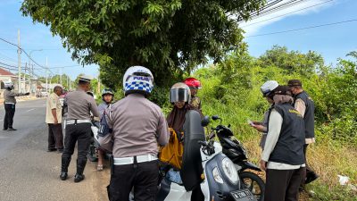 Satlantas Polres Sumenep Gelar Operasi Gabungan di Sejumlah Jalan Raya