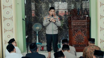 Perkuat Kamtibmas, Kapolres Jombang Sapa Warga Bareng