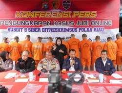 Polda Riau Bongkar Sindikat Judi Online Bermodus Game Higgs Domino, Omzet Miliaran Rupiah