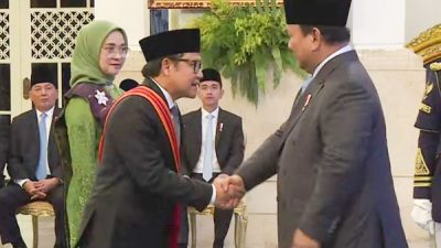 Gus Ipul dan Cak Imin Terima Penghargaan Bintang Mahaputra Adipurna dari Presiden