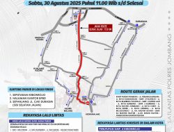Catat, Ini Pengalihan Arus saat Gerak Jalan Ngoro Jombang