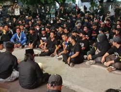 Cipayung Plus Gelar Aksi Solidaritas untuk Affan Kurniawan di Depan Mapolres Jombang