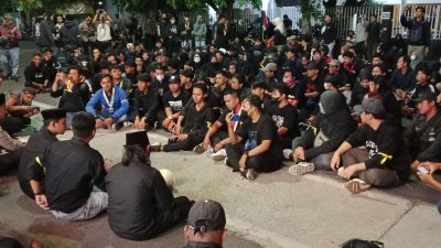 Cipayung Plus Gelar Aksi Solidaritas untuk Affan Kurniawan di Depan Mapolres Jombang