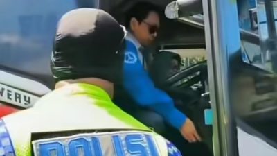 Aksi Satlantas Jombang Viral !!!, Tindak Bus “Ngeblong”