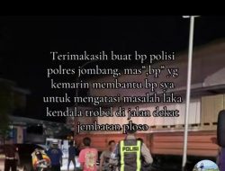 Viral di Media Sosial, Aksi Humanis Anggota Satlantas Polres Jombang Tuai Pujian Netizen
