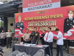 Satgasus Curanmor Polres Jombang Gulung 17 Tersangka, 27 Unit Motor Diamankan
