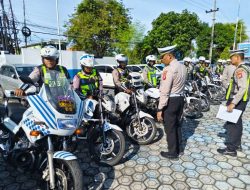 Jelang Ops Ketupat Semeru 2026, Satlantas Polres Jombang Cek Kesiapan Ranmor Dinas