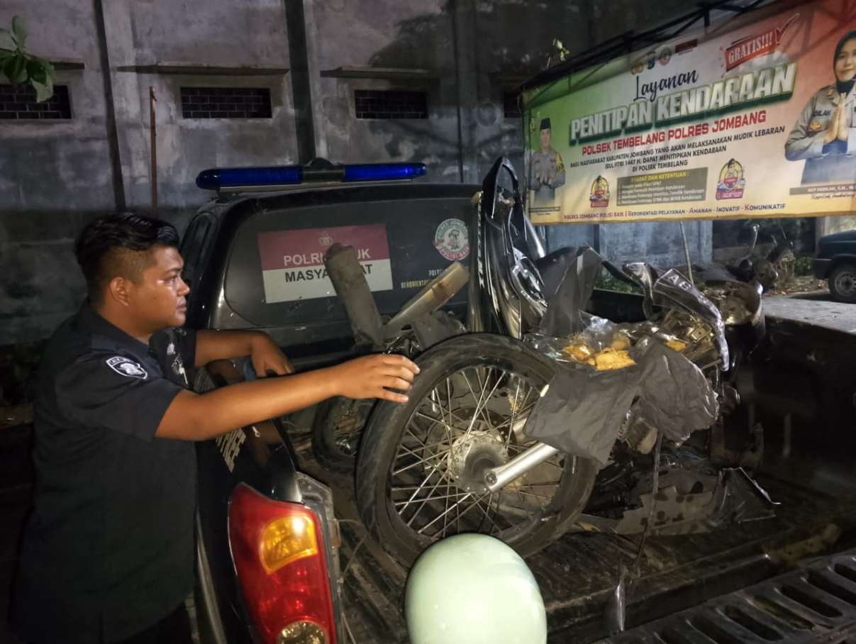 Kendaraan yang terlibat laka di Mojokrapak_1