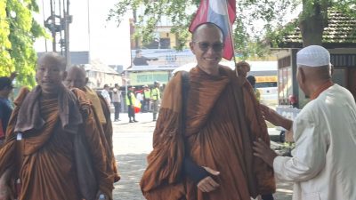 Tiba di Jombang, Puluhan Biksu Lintas Negara Bawa Misi Kedamaian Internasional