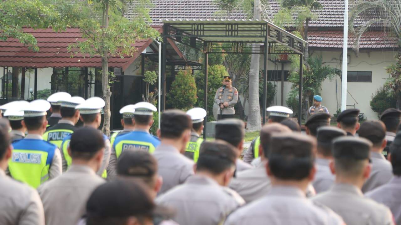 Apel Gelar Pasukan Pengamanan Pengesahan PSHT oleh Mapolres Jombang_2