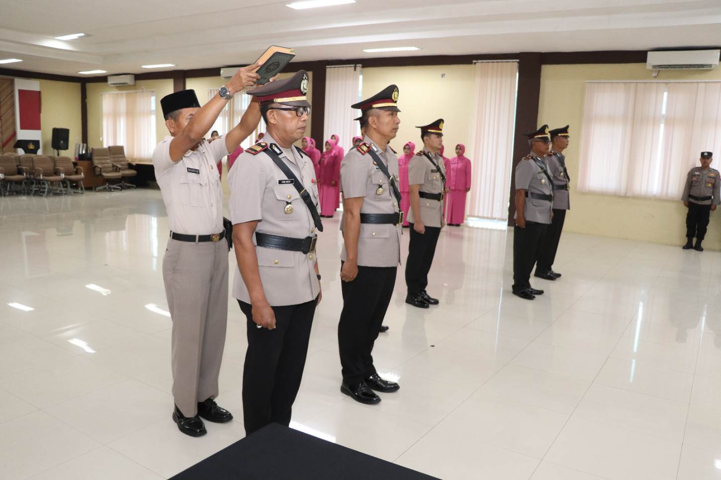 Serah Terima Jabatan di Mapolres Sumenep