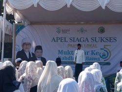 Ribuan Panitia Padati Apel Muktamar NU ke-35 di Tambakberas, Gus Ipul Sampaikan Tiga Poin Penting