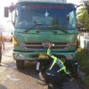 Truk Box Hino Diduga Rem Blong Tabrak 3 Pemotor dan 4 Pejalan Kaki di Jombang, Dua Orang Tewas