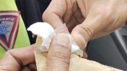 Barang Bukti Sabu-Sabu yang diamankan Satlantas Polres Jombang