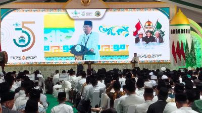 Suara Bergetar, Gus Yahya Sampaikan Permintaan Maaf di Muktamar NU