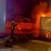 Kampas Rem Panas Diduga Picu Truk Bermuatan 20 Ton Wortel Terbakar di Tol Jombang