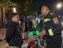 Sisir Kawasan Tertib Lalulintas Satlantas Polres Jombang Amankan 10 Motor Berknalpot Brong