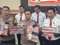 Ops Sarang Narkoba, Polres Jombang Ungkap 41 Kasus Narkoba, 51 Tersangka Ditangkap